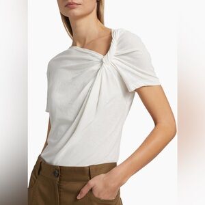 A.L.C. Liz Gathered Cotton T-Shirt
Pants also available for sale in size 8